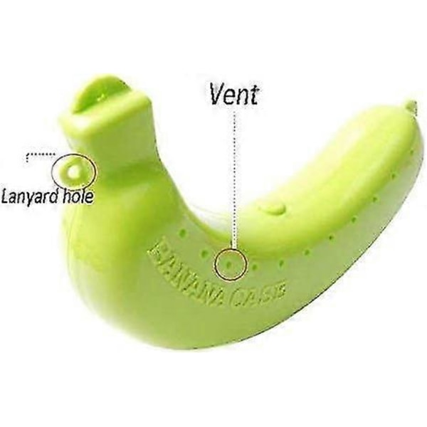Banan Opbevaringsboks (3-pak) - Bpa-fri Bananholder til Rejser