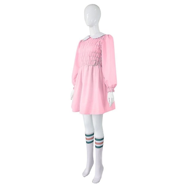 Paras alennus Stranger Cos Things, kausi 11 Cosplay-asut, mekkoasut Halloween-karnevaalipuku S