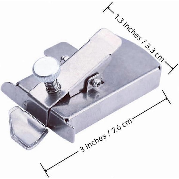 Magneettinen saumaohjain ompelutarvikkeet tilkkutyötarvikkeet, ompelukone monitoiminen kiinteä mittatyökalu saumaohjain DIY askartelutyökalut (1 kpl)
