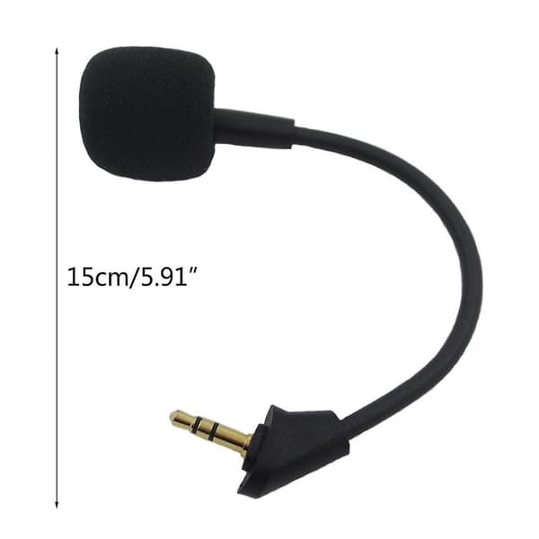 3.5mm Spillmikrofon Støyreduserende Mikrofoner for HyperX Cloud-Alpha S Headset