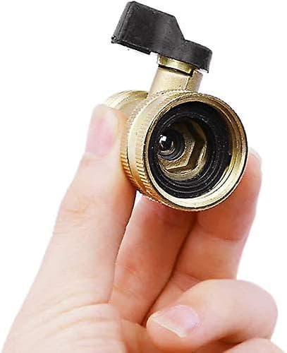 2-pack 3/4\" gängad kulventil avstängningsslangadapter