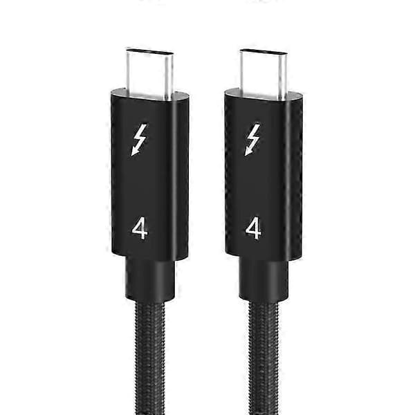 Thunderbolt 4 Kabel USB C 8K 60Hz Certifierad 40Gbps Snabb Hastighet PD100W för Macbook Pro Acer USB 4 C42