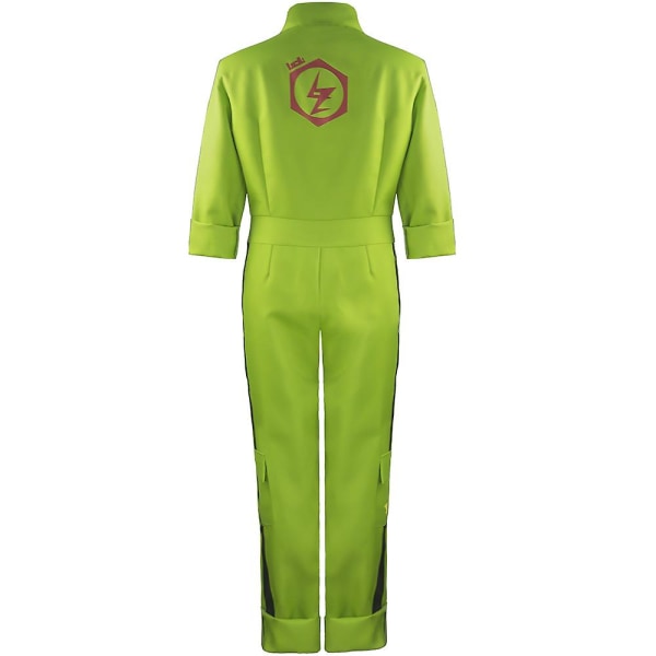 Spel Danganronpa 2 Kazuichi Souda Cosplay Jumpsuits Skoluniform Halloween Party Herr Toppbyxor One-piece Set Kostymer L Grön XXL