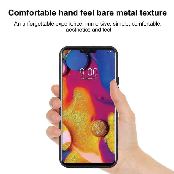 För LG V40 ThinQ TPU Telefonfodral p