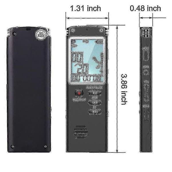 16 GB Ghost Paranormal Jakt EVP Opptaker. 1. Klasse Post