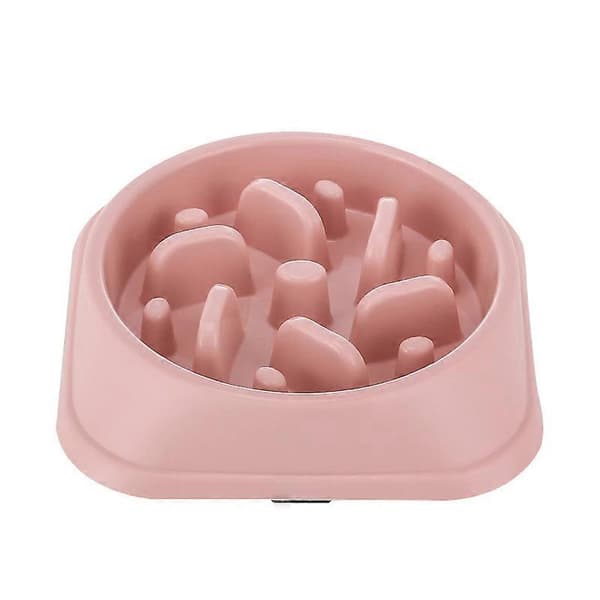Långsam Ätskål Hund Rosa