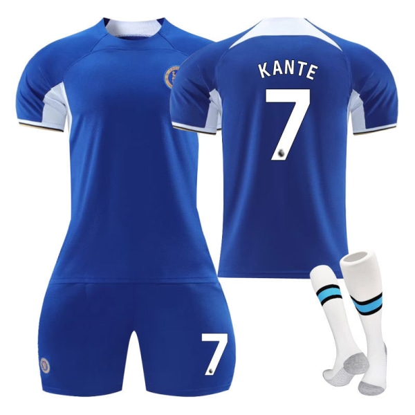 23-24 Chelsea hem barnens student träningsdräkt tröja idrottslag uniform NO.7 KANTE XL
