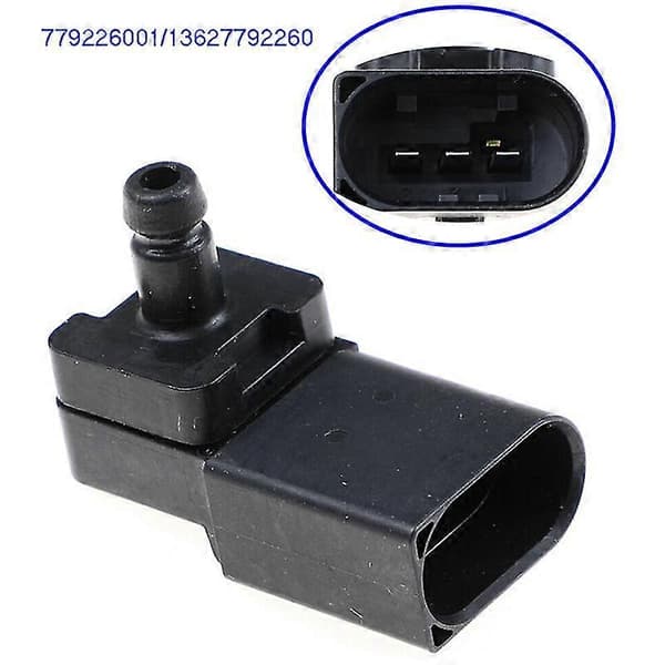 Lufttrykksensor for bil, MAP-sensor, passer for E83N X3 3.0D E46 E53 E60 E61 E70 77922600113627
