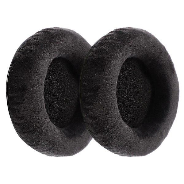 Ersättningsöronkuddar för hörlurar, kompatibla headset-öronkuddar för långvarig användning, svart minnesskum, 2-pack