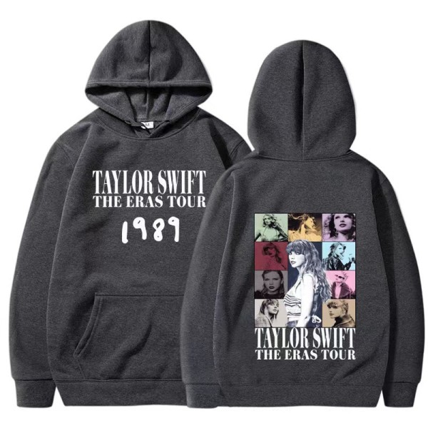 Tylor Ers r 0 Ccert r Crewc Taylor Swift 1989 hættetrøje til mænd og kvinder gray XL