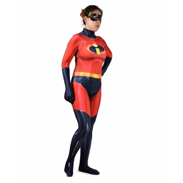 Voksen Børn Elastigirl Cosplay Kostume Dame Superhelt kids XS