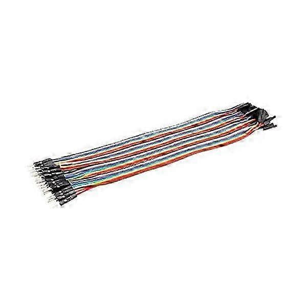 30 cm 40-pin Han til Hun Breadboard Jumper Ledninger Fladkabler