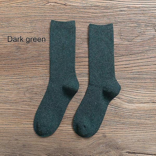 Vintersockor av fårull, varma tjocka alpackasockor, stickad present av ren alpackaull