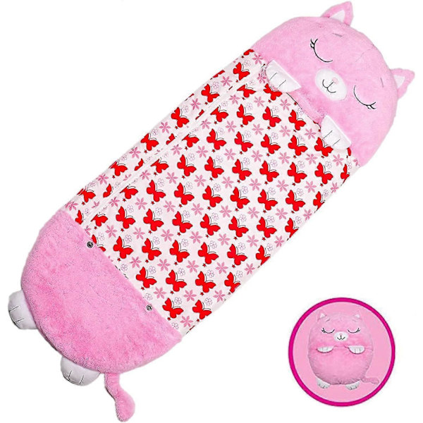 Sovepose for barn, Sunmostar, Bomull/Polyester, 135 x 50cm, 3-6 år, Rosa