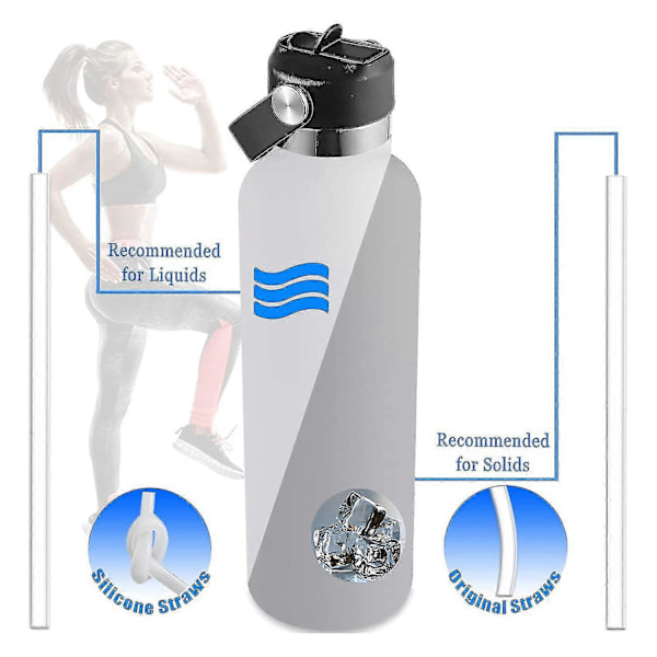 1 stk Fleksibelt Håndtag Top Strå Låg Til Hydro Flask 18 21 24 Oz