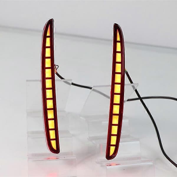 2 stk. til Hatchback 2016 2017 2018 Multifunktionel LED Bagkofangerlys Baglygte Autopære Bremse
