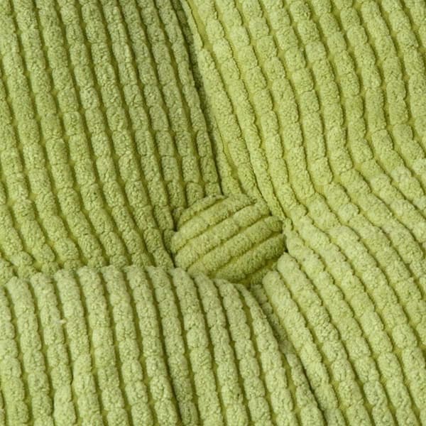 Sofahynde 45 cm Rund Solid Pude Stol Hynde Sædehynde Komfort Blød Tyk Indendørs Udendørs Hynde Grøn