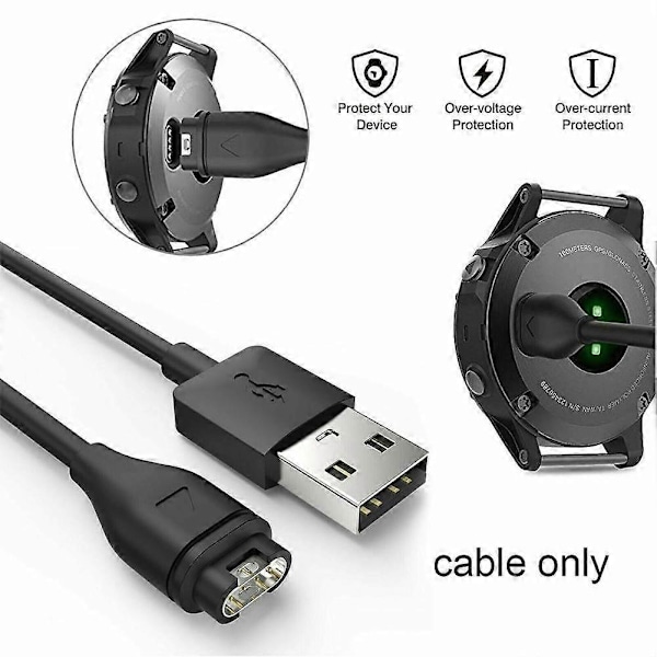 Til Garmin Swim 2/Instinct Tide/Instinct Tactical USB Oplader
