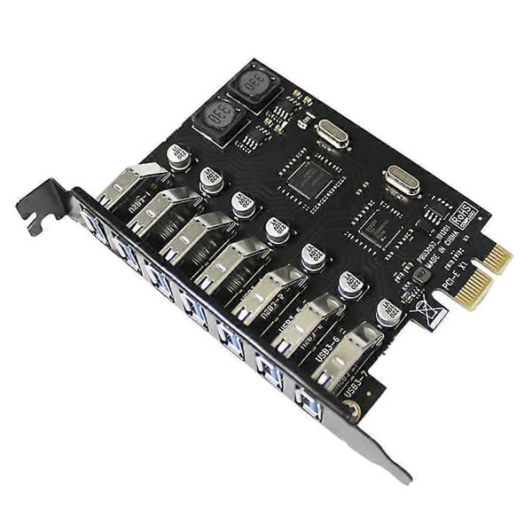 PCI-E Riser Board 1 til 7 GPU Extender Riser Kort USB 3.0 GPU Adapter 16X Slots
