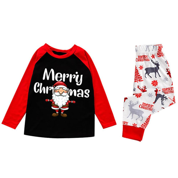 God Jul Familj Matchande Pyjamas Print Pyjamas Jul Hem Kläder Vuxna Män Kvinnor Barn Baby Kid 1-2 Years