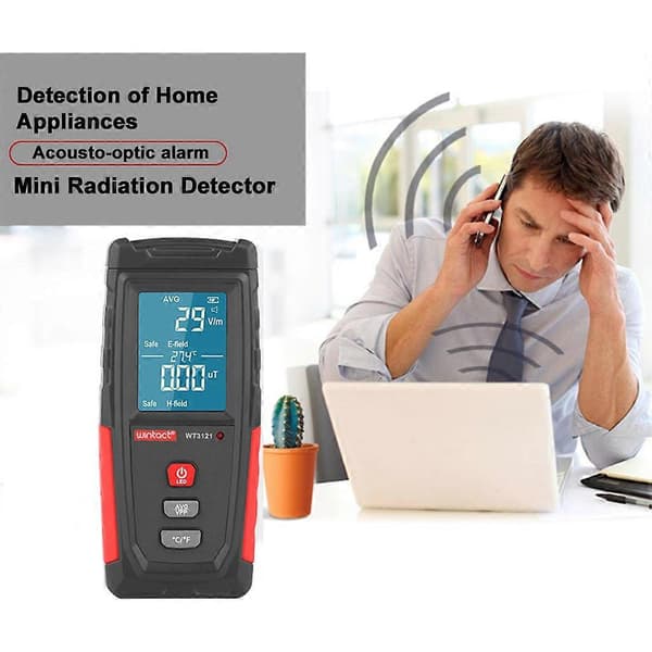 EMF Meter Elektromagnetisk Strålingstester Elektron Magnetisk Felt Dosimeter
