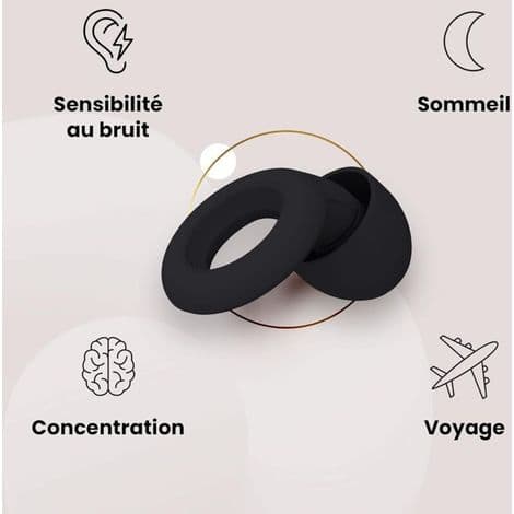 Loop Quiet ørepropper for støyreduksjon - Supermyk og gjenbrukbar hørselvern, for søvn.
