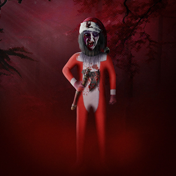 2023 carnival cosplay performance kostym skräckversion Krampus mamma Halloween 150cm