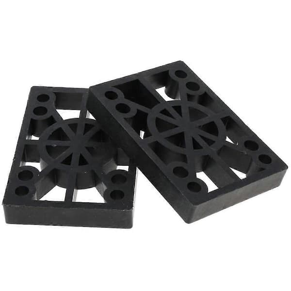2 stk. hardplast skateboard risere 12 mm longboard støtputer land surfing skateboard tilbehør