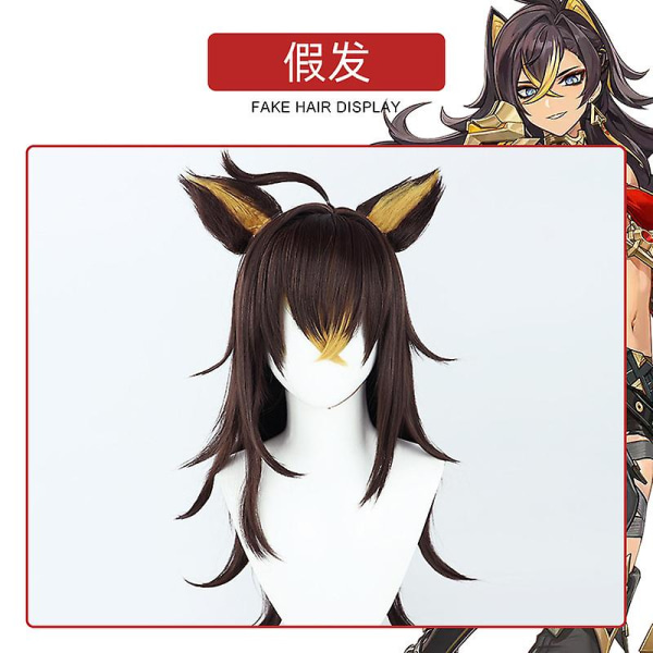 Peli Genshin Impact Dionisia Cosplay Venti Cosplay -asu Anime Cosplay Halloween-asut Naisten Venti-asu Täysi set univormu Wig One size