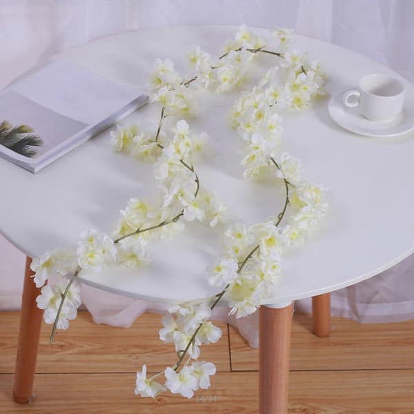 Landskabstræ Kunstig Blomst Simulation Silke Blomst til Hjem Bryllupsdekoration