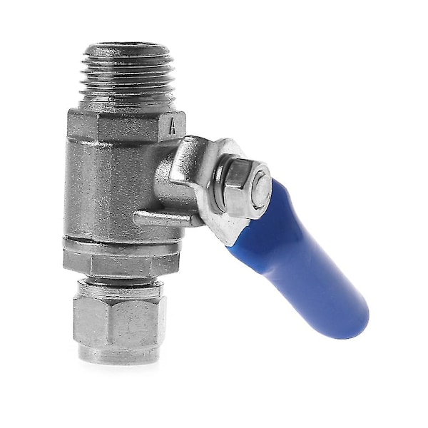 Vedenpuhdistin Käänteisosmoosi Tee-liitäntäpalloventtiilisetti 1/2\" Bsp - 1/4\" Putki