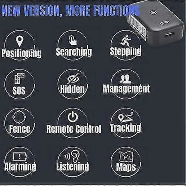 Gf-21 Mini GPS Tracker Stemmeaktiveret Optager Lydoptagelsesenhed Wifi/gsm