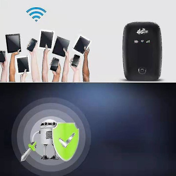Trådløs Router 150m 4g Bærbar Trådløs Router 2.4/5g Dual-band Wifi Router Android 6.0