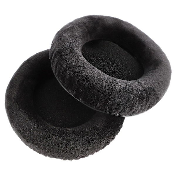 Ersättningsöronkuddar för hörlurar, kompatibla headset-öronkuddar för långvarig användning, svart minnesskum, 2-pack