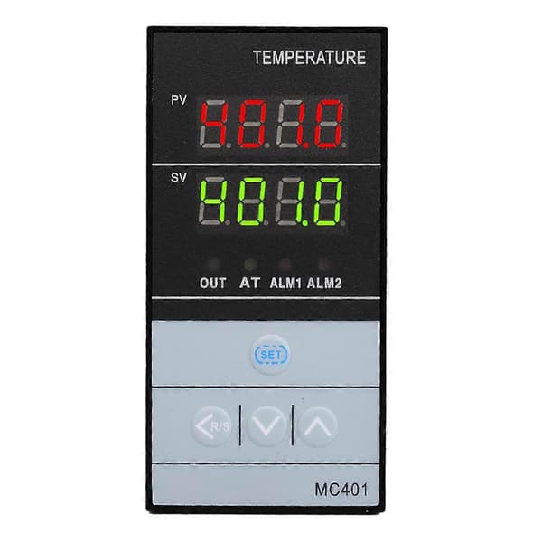 Digital PID Temperaturregulator Relæ Termostat Pt100 RTD MC401 85-265VAC