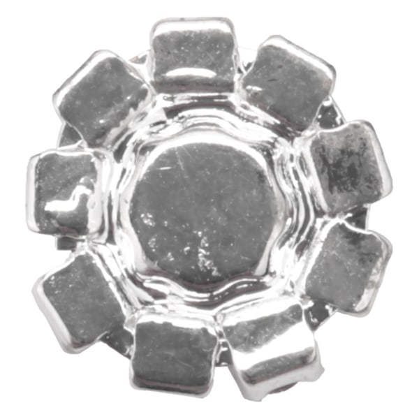 krystall strass knapp flatback dekorasjon 15mm 10 stk klar