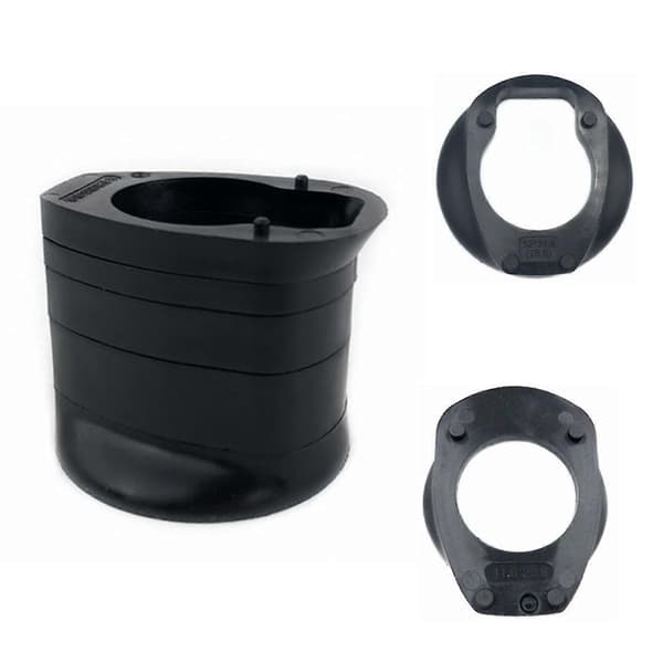 6 stk./sæt Headset Stem Spacer Sæt Sort Cykel Styrstang Stem Spacere Trådløs