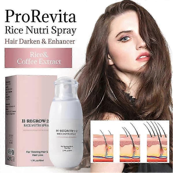 Lämplig för Zephta H-Regrow -2.0 Hårväxt Prorevita Ris Nutri Spray