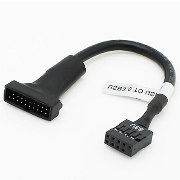 4 kpl Emolevyn sovitinkaapeli, 19-nastainen USB3.0 - 9-nastainen USB2.0 naaras