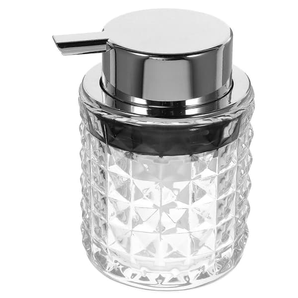 Dusjsåpedispenserflaske, lotiondispenser for baderom, hotellbruk, elegant design, 1 stk