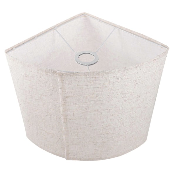 Tyglampskärm Modern Tyg Lampskärm Ersättning för Bordslampa Beige Triangulär Halvcirkel Enkel Hemdesign 1Set