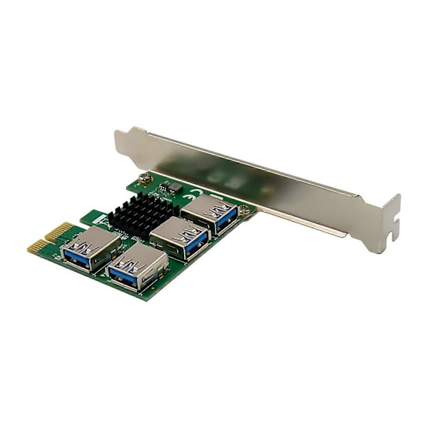 4 porte PCI-E til USB3.0 Computer Expansion Card Pcie Usb Riser Adapter ASM1184e