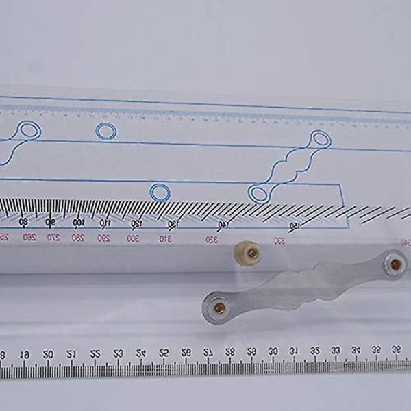 Marine Lineal Parallel Lineal Søkort Parallel Lineal Kortlægningspunkter Til At Trække Parallel Lineal 450mm