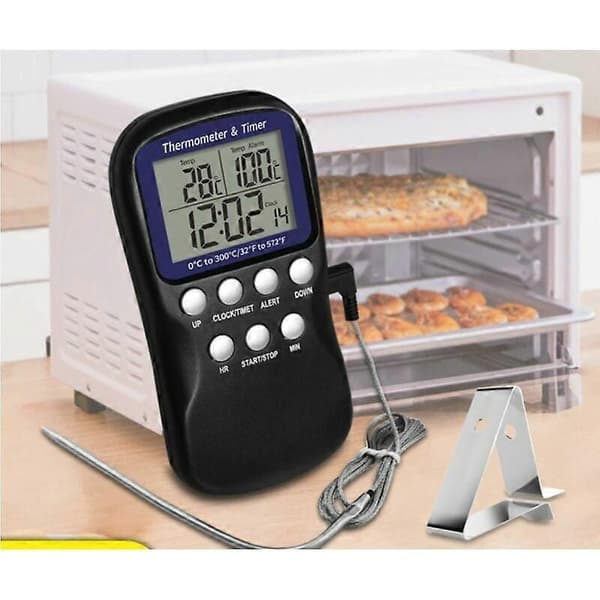 Mnage kök ugn sond termometer matlagning socker kokning larm digital display elektronisk termometer