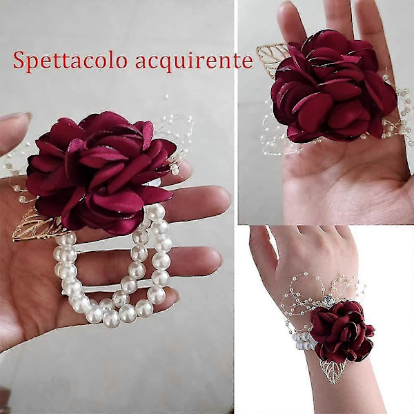 Brudtärna Armbandsblommor Handledskorsage