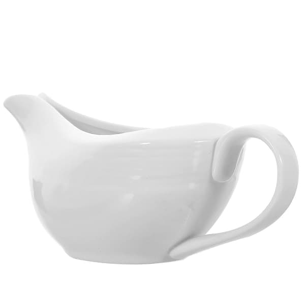Keramisk Sovsekande Saucier Restaurant Servering Hvid 16.50X6.50X6.50CM 1 Sæt