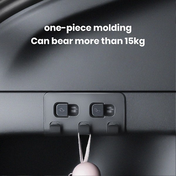 Bagagerumskrog Bagholder Stærk Bæreevne Bagagerumskrog Holdeklips Biltilbehør til Tesla Model Y 2021-2024