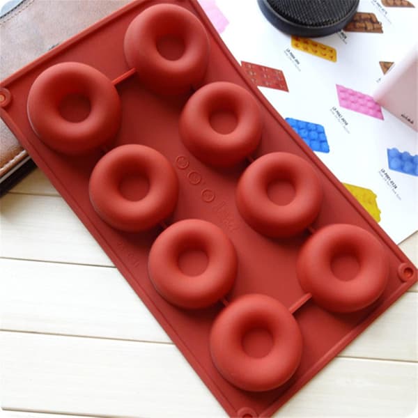 3 stk. Silikone Donut Cupcake Form Muffin Chokolade Kage Slik Cookie Bageform Q