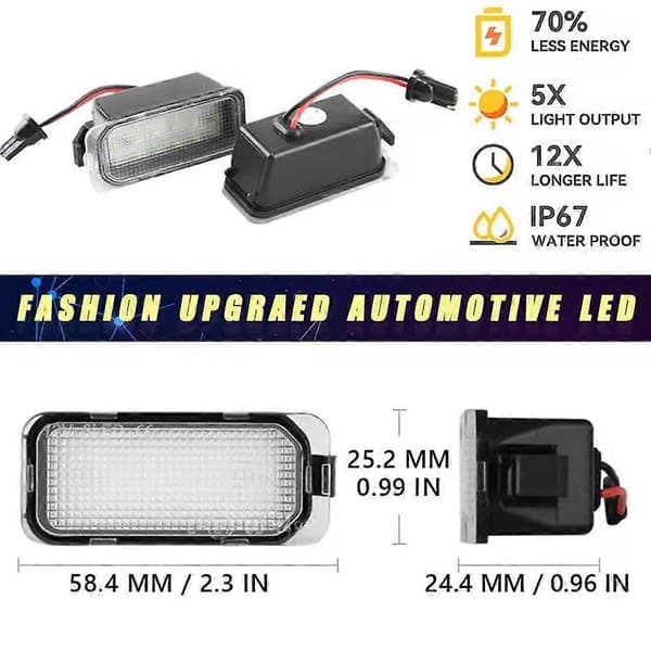 LED-skiltlys for FORD C-Max Edge Transit Connect Ecosport Ranger