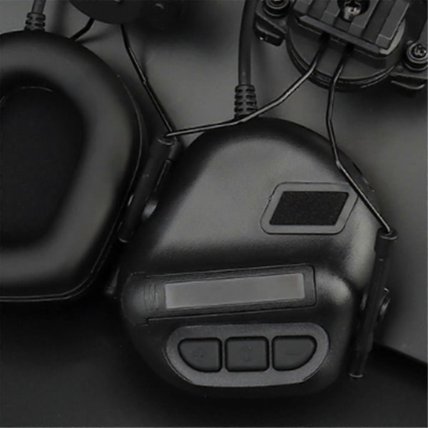 Headset Støjreducerende headset der ikke samler støj til hjelm Headset Radio PTT Adapter Mobil Øretelefon(B